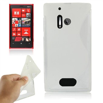 S-Line silikonikuori Lumia 928 (läpinäkyvä)