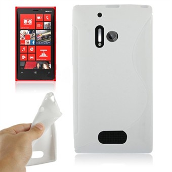 S-Line silikonisuojus Lumia 928 (valkoinen)
