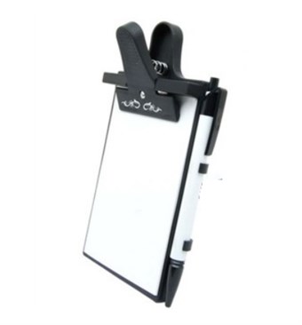 Universaali muistiinpanopidike autoon, mukaan lukien kynä ja tyyny