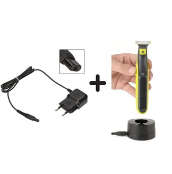 Philips Oneblade Latausteline - Musta - yhteensopiva Laturi QP2520