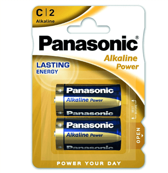 Panasonic C-alkaliparistot - 2 kpl