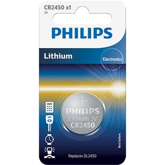 Philips CR2450 Lithium-painikekenno - 1 kpl