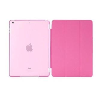 Smart Cover edessä ja takana iPad 2/3/4 - vaaleanpunainen