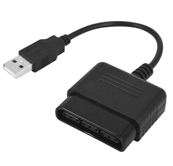 PS1/PS2 PS3/PC-ohjaimen sovitinkaapeli - USB