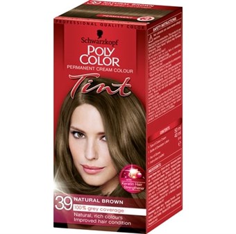 Schwarzkopf Poly Color - Pysyvä kerman väri - Luonnonruskea 39