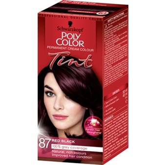 Schwarzkopf Poly Color - Pysyvä kerman väri - Punainen Musta 87