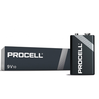 Duracell Procell E / 9V akut - 10 kpl.
