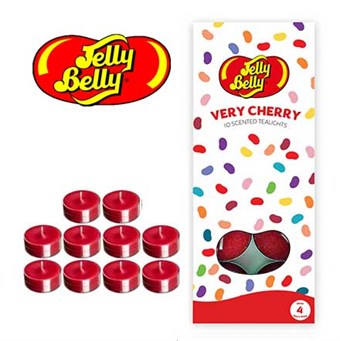 Jelly Belly - Lämpökynttilät - Lämpökynttilät - Verry Cherry - 10 kpl.