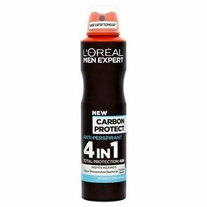L\'Oréal Paris Men Expert -deodorantti - Carbon Protect - 24 tunnin antiperspirantti - 4in1 - 250 ml