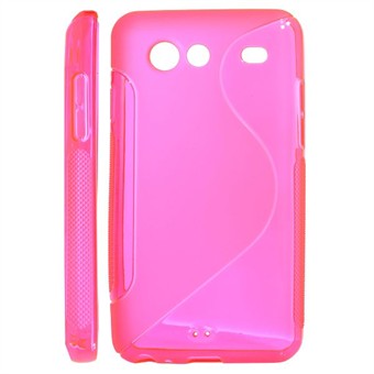 S-Line Suojakuori Galaxy S Advance (vaaleanpunainen)