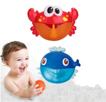 Musical Automatic Soap Bubble Gadget for Bathtub - Sis. 12 lasten laulua - tyttö / punainen