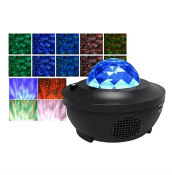 Lampe Bluetooth-kaukosäätimellä - LED Starry Sky - Projektori