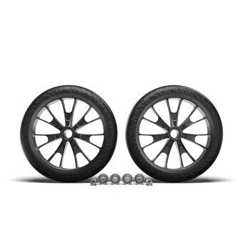 Hudora vaihtopyöräkertojen crossover bigwheel 205:lle