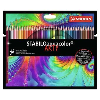 STABILO Aquacolor värikynät ARTY-laukku, 36 kpl.