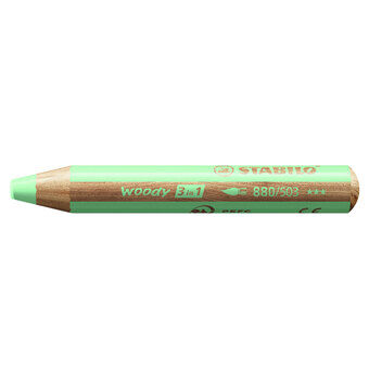 Stabilo woody 3in1 - pastellinvihreä