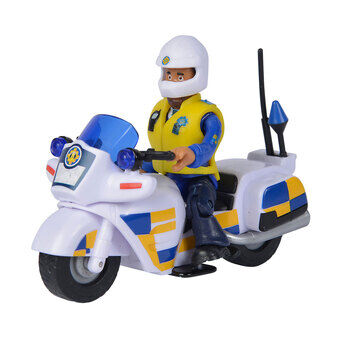 Palomies sam poliisin moottoripyörä