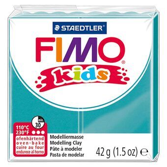 Fimo Kids muovailusavesta turkoosi, 42gr