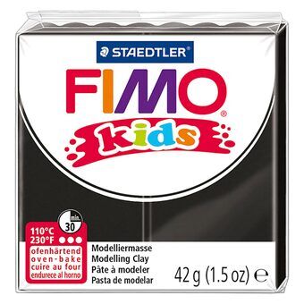 Fimo Kids muovailusavi musta, 42g
