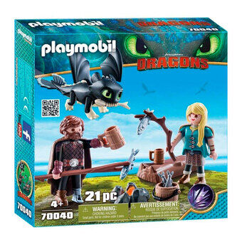 PLAYMOBIL Dragons 70040 Hiccup and Astrid -leikkisetti