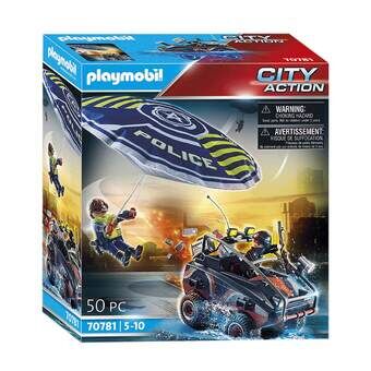 Playmobil City Action Poliisin takaa-ajoamfibiokulkuneuvo