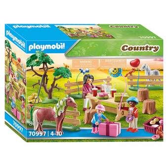 Playmobil Country Lasten syntymäpäiväjuhlat Ponitilalla