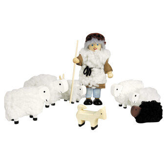 Goki nukkekodin paimen + lammas