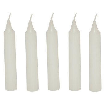 Pieni jalka - kynttilät valkoinen pieni, 36 kpl.