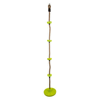 Pikkujalka - kiipeilyköysi ja keinu 2in1 vihreä, 190cm