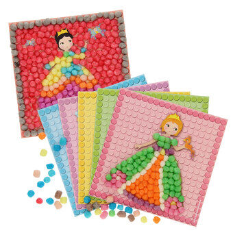 Playmain mosaiikkikortti koristeleva prinsessa