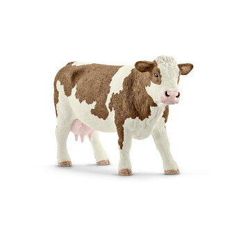 schleich FARM WORLD Simmental Cow 13801 --> schleich MAATILA-MAAILMA Simmental Cow 13801