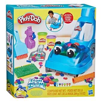 Play-Doh Zoom Zoom pölynimuri ja puhdistussetti
