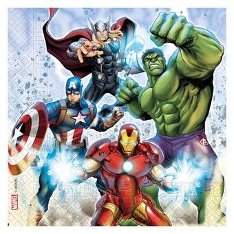 Paperisinäliinat FSC Avengers Infinity Stonessa, 20 kappaletta.