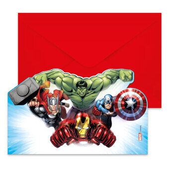 Kutsut ja kirjekuoret FSC Avengers Infinity -kivilaatat, 6kpl