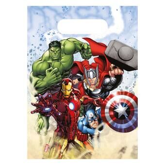 Paperiset juhlapussit FSC Avengers Infinity Stones, 6 kpl.