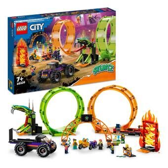 LEGO City 60339 double loop -stunt-areena