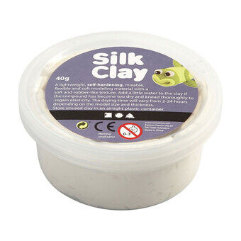 Silk Clay - Valkoinen, 40 grammaa.