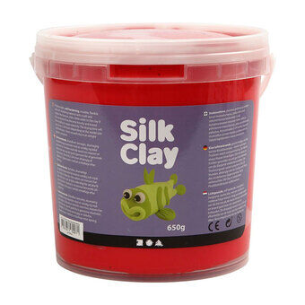 Silk Clay - punainen, 650gr.