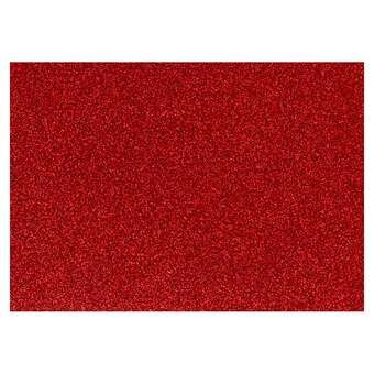 Silitysfolio glitter punainen, a5