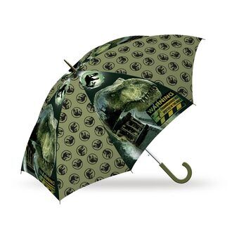 Jurassic World sateenvarjo vihreä