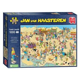 Jan van haasteren palapeli - hiekkaveistoksia, 1000 kappaletta.
