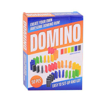 Värilliset dominopelit, 50 kpl.
