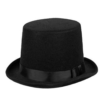Top hattu musta