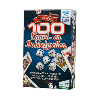 Klovnipeli 100 kortti- ja noppapelit