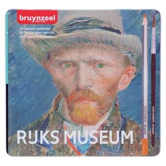 Bruynzeel rijksmuseum akvarellikynät, 24 kpl.