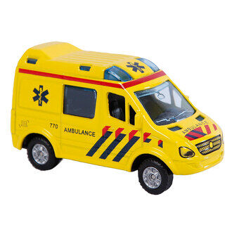 Lasten maapallo painevalettu ambulanssi nl, 8cm