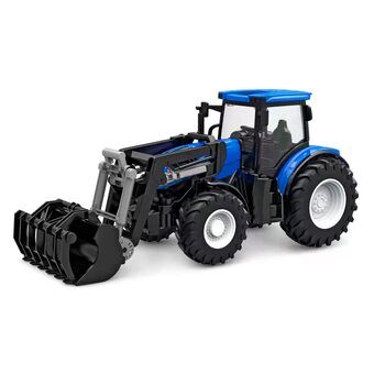 Kids Globe RC -traktori etukuormaimella - sininen