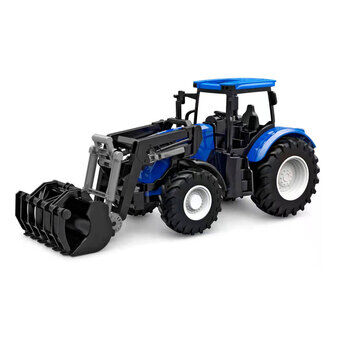 Lapsen maailma traktori etukuormaajalla - sininen