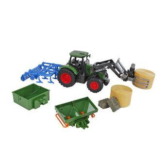 Lasten maailma -traktori tarvikkeineen, 30 cm