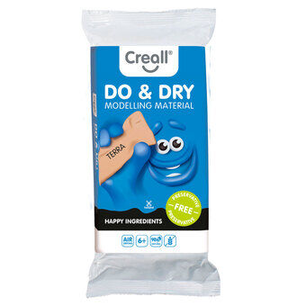 Creall Do&Dry -muovailusavi säilyttämistä vaativaton, 1000 grammaa.
