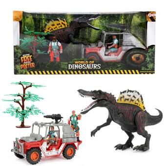 World of Dinosaurs leikkisetti - jeeppi Dino